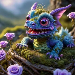 adorable dragon baby
