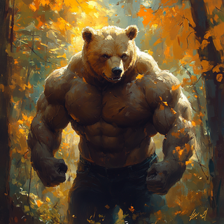 So you choose a bear in the woods?