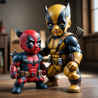 baby Deadpool and wolverine