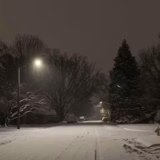 Snowy Night Time Vibes ❄