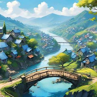 KaOS Linux Landscape Wallpaper