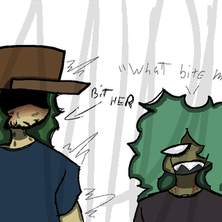 Got back into Art! Did this drawing of me and my crush.