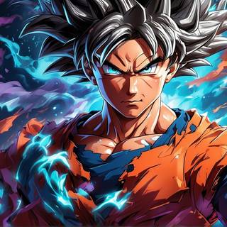 Goku in another universe by AnimeHead 