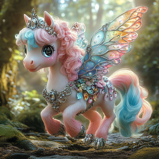 A whimsical pony