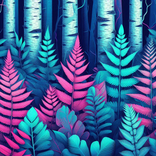 neon ferns 2