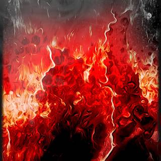 Samsung S24 Ultra Wallpaper In flames