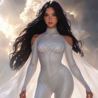 All white Supergirl