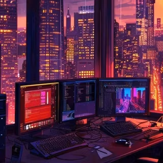Rainy Computer Setup