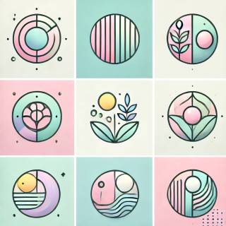 PLayful vibrant pictures