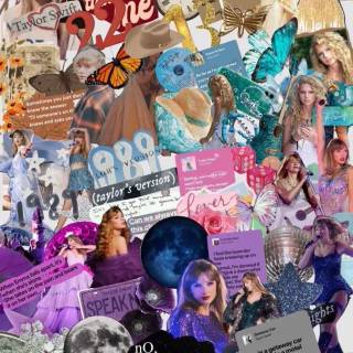 taylor swift preppy 4k phone wallpaper