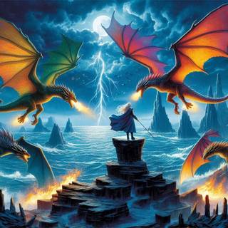 Dragons fly