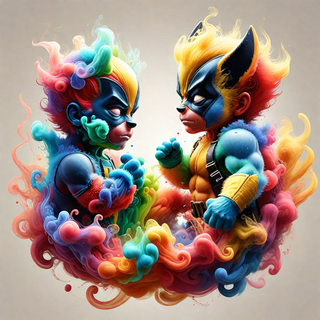 baby Deadpool and wolverine