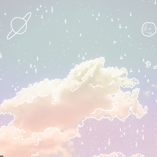 Pink and Blue Space Wallpaper