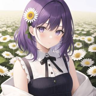 Murasaki Sumire Flower BG