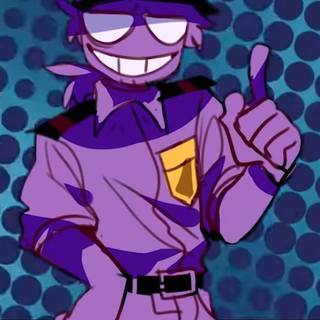 William afton, extra purple. Ponytail..........