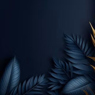 Blue and Gold leaves