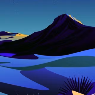 Blue iphone mountains