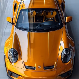 Orange Porsche