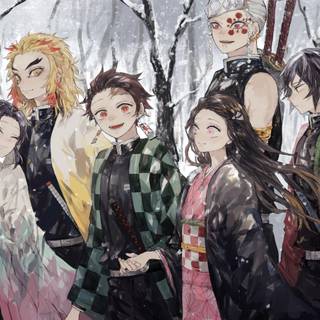 Hashiras and Kamado siblings