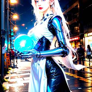 Anime Girl/Blue Orb Psychic