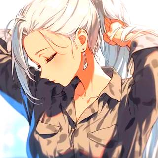 White Anime girl