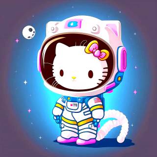 Hello Kitty Goes To Space