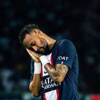 neymar sleeping