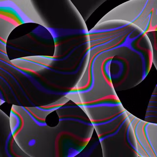 Psychedelic Dark IPad Wallpaper