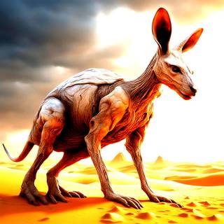 Mutated Sandy kangaroo