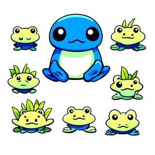 Blue Sea Turtle Emoji