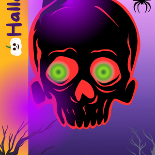 Halloween skull