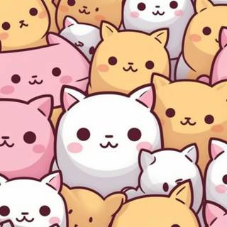 cat wallpaper cute