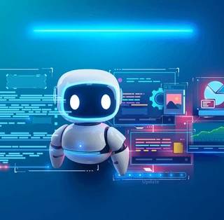 AI wallpaper robot