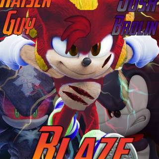 Blaze The Hedgehog Poster