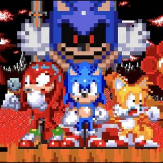 When you see him n" you just start singing sonic drowning. LOLL