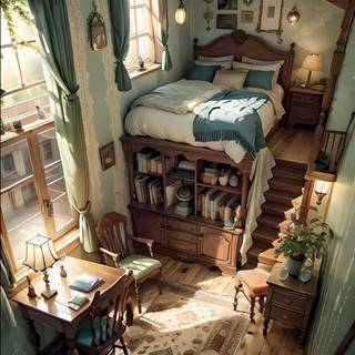 Humble abode bed room