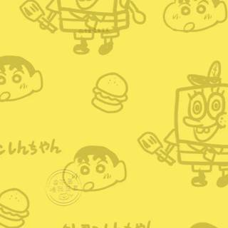 Crayon Shin-chan SpongeBob