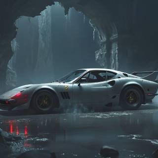 Ferrari In Cave