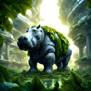 Giant Mutated Hippopotamus