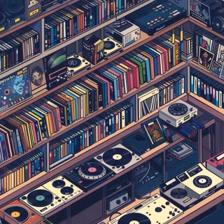 Vinyls and Book store