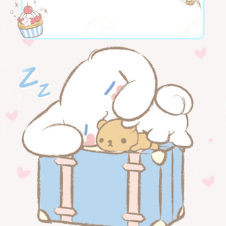 cute cinnamoroll nap