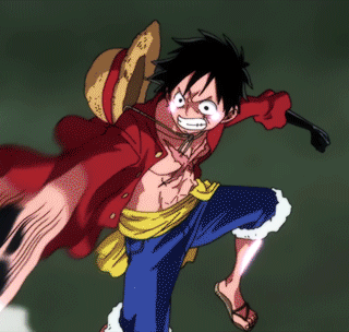 Luffy moving
