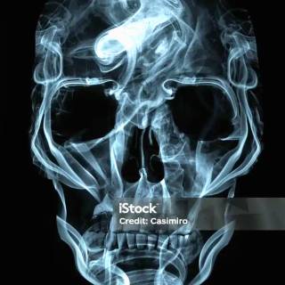 IStock Photo Smoke Skull