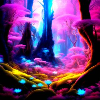 Fantasy World>Pink Grass