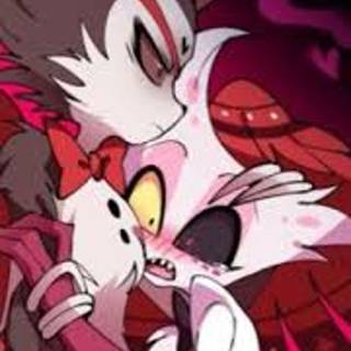 I am husk and my girlfriend Anja is Angel dust :3