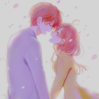 Anime Couple Laughing