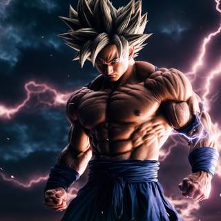 Goku in another universe by AnimeHead 