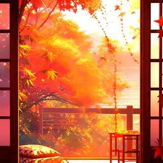 Beautiful Fall Leaves landscape