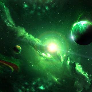 Green galaxy 