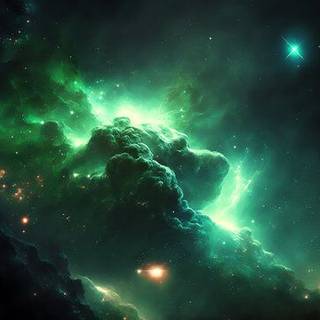 Green galaxy